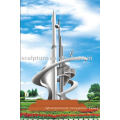 Modern Large Abstract Arts Stainless Steel Sculpture for garden decoration